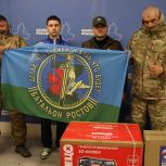 «Единая Россия» передала помощь для обустройства боевых позиций батальона «Ростов»