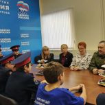 Учащиеся школы № 43 имени В.Ф. Маргелова встретились с участником СВО