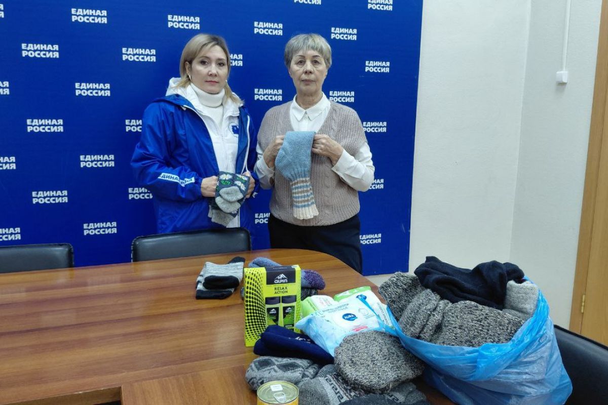 «Тепло для героя» дарят забайкальцы старшего поколения