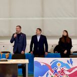 Координатор партпроекта «Выбор сильных» Николай Владимиров приветствовал участников соревнований по самбо и дзюдо