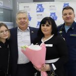 В Штабе общественной поддержки «Единой России» прошла встреча с семьёй ветерана СВО