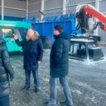 Координатор партпроекта «Чистая страна» Эмир Бедертдинов проверил работу Канашского мусоросортировочного комплекса