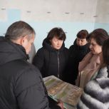 Капремонт каскадненской школы ведётся по графику – партдесант ознакомился с ходом работ