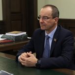 Председатель ЗСК Юрий Бурлачко провёл встречу с председателем Контрольно-счётной палаты края Сергеем Усенко