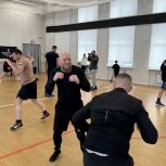 В Едином центре поддержки прошла тренировка по боксу для ветеранов СВО