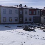 В Левашинском районе активисты «Единой России» проинспектировали ход строительства детского сада «Радуга»