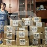 Жительница Вологодской области отправила на фронт более 400 банок домашней консервации