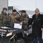 Сабинцы отправили в зону СВО квадроцикл