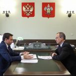 Председатель ЗСК Юрий Бурлачко провёл рабочую встречу с председателем избирательной комиссии Краснодарского края Алексеем Черненко