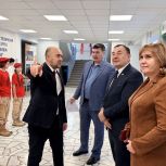 Марат Нуриев осмотрел Тюлячинскую школу после капремонта