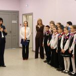 В обновлённой школе №5 Лермонтова появились муралы с портретами национальных героев