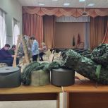 Актовый зал Карабаша вновь стал центром плетения маскировочных сетей