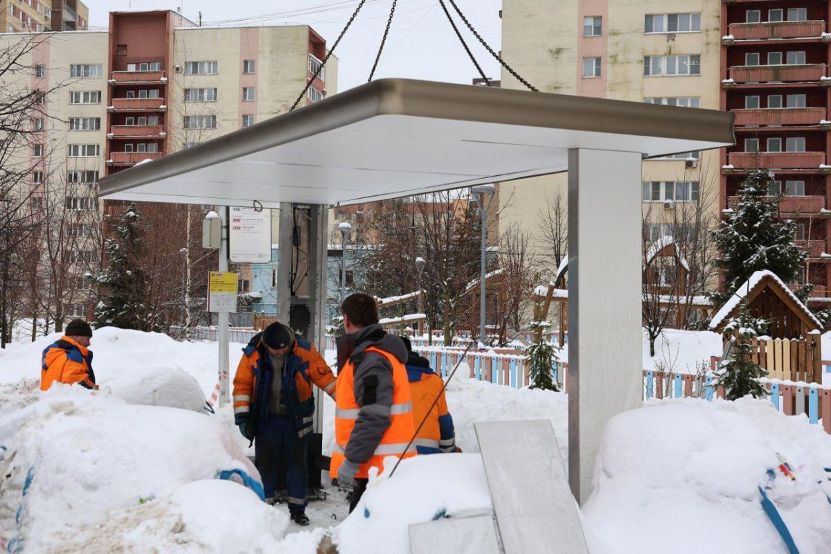 В Коммунарке после долгого перерыва вернули остановочный павильон