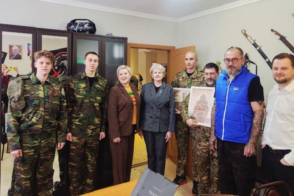 В преддверии Дня защитника Отечества партийцы встретились с бойцами СВО
