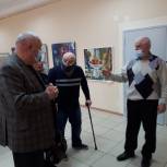 Владимир Синяговский посетил выставку художников Черноморского отделения Творческого союза художников России