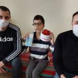 Краснодарские волонтеры партии выполнили желание мальчика