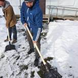 В Яшалте провели Акцию «Снежная вахта 2022»