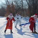 Костюмированная лыжная гонка прошла накануне Рождества в с. Калиновка