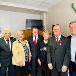 В Тракторозаводском районе поздравили председателя Совета ветеранов войны с 75-летним юбилеем
