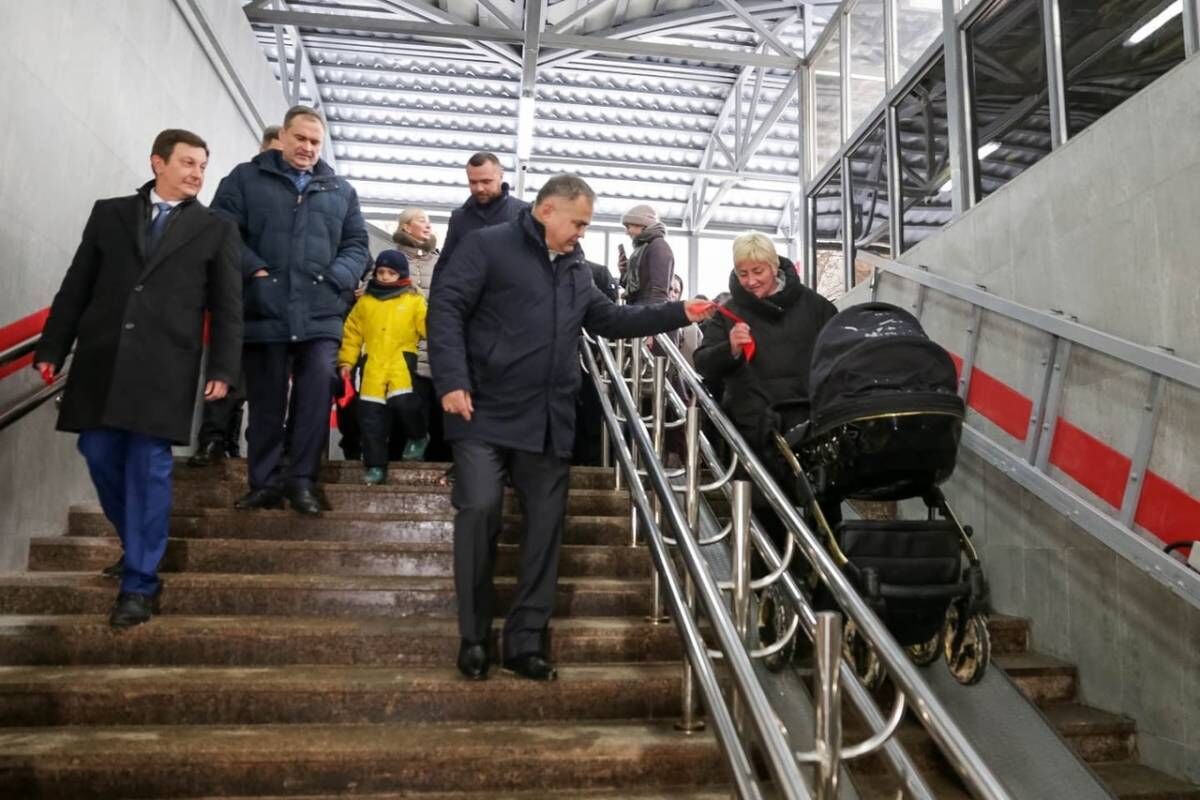 Новый пешеходный переход открыли в Солнечногорске