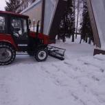 Единороссы Липецкой области организовали расчистку от снега памятников погибшим воинам