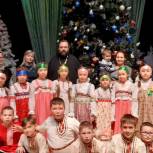 Выступления детей согрели сердца зрителей Рождественского Фестиваля в Горномарийском районе