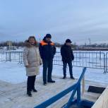 Депутат Госсовета Надежда Дорофеева проверила готовность крещенских купален