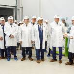 Владимир Нетёсов принял участие в церемонии открытия первого в России производства концентрата молочных белков