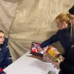 Жанна Рябцева приняла участие в сборе подарков для военнослужащих и их семей