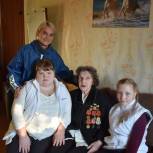 Моршанские молодогвардейцы навестили жительницу блокадного Ленинграда
