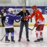 В НАО прошел хоккейный матч между сборной округа и командой «Легенды хоккея»