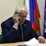 Руководитель фракции «Единая Россия»  провёл депутатский приём