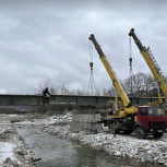Начаты работы по капремонту моста через р. Баксан в селении Заюково