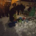 18 декабря Юрий Крячко организовал ежегодное освящение Крещенской воды в родниках для жителей 16 округа областного центра