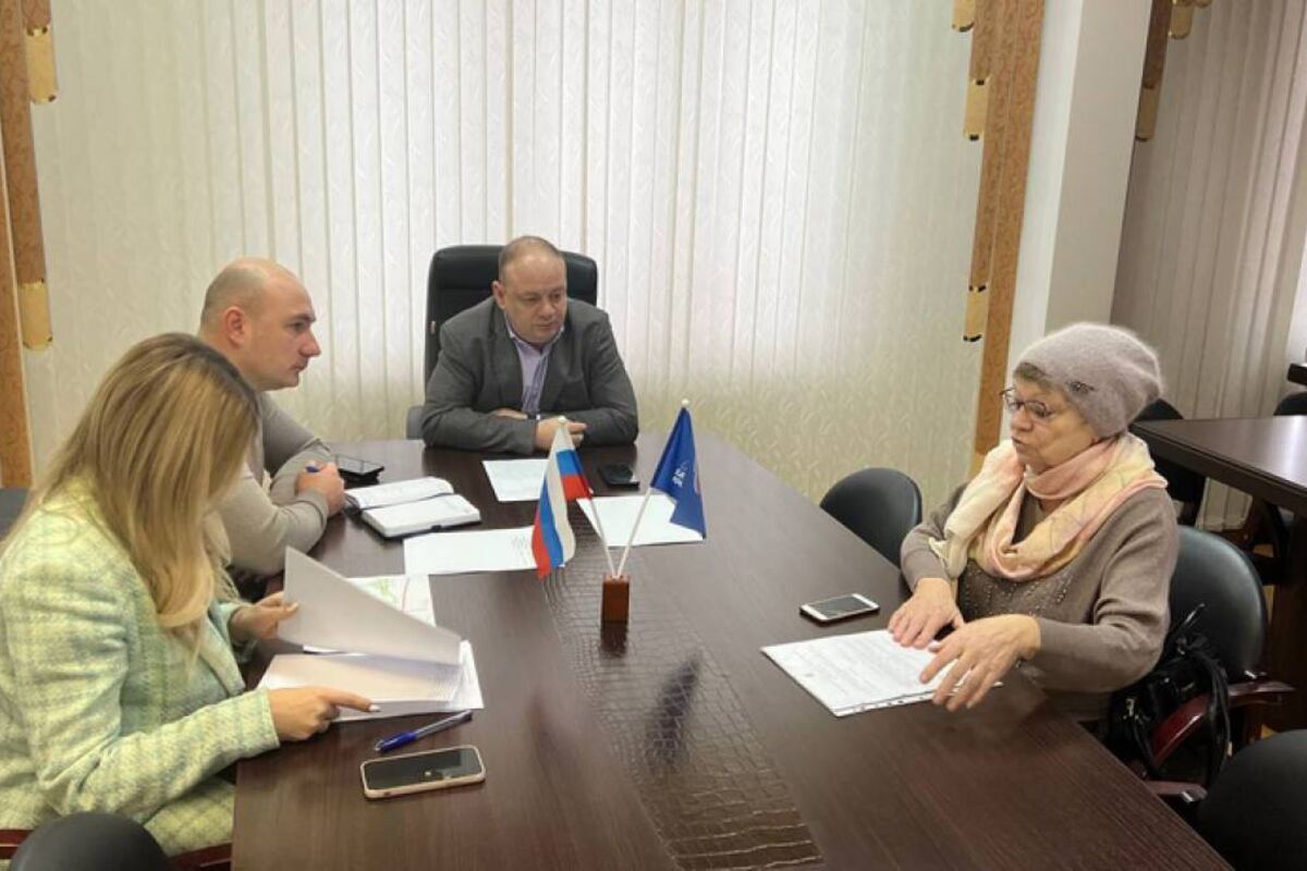 В Пироговском прошел личный прием граждан в рамках партийного проекта  «Городская среда»