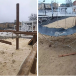 Детская площадка во Мценске будет восстановлена