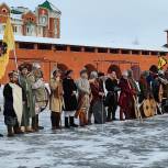 Единороссы приняли участие в организации и проведении зимних богатырских забав