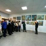 В Звениговском районе открылась персональная выставка заслуженного художника России Ивана Ямбердова