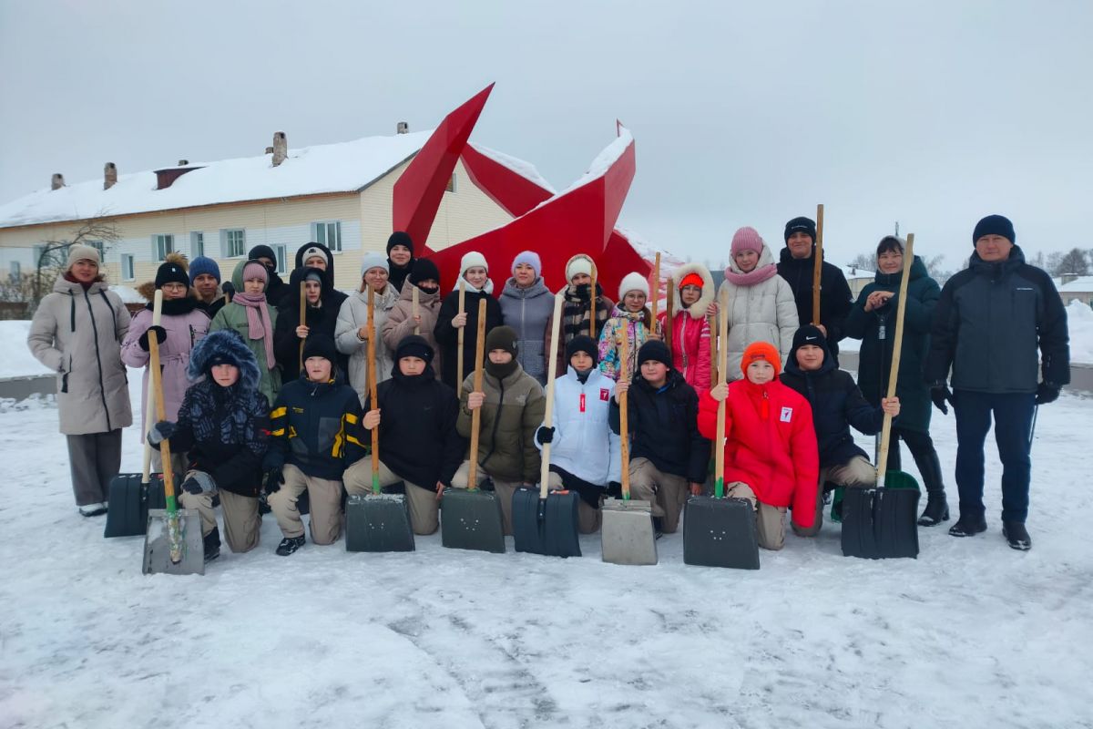 В Сернурском районе продолжается борьба с последствиями обильных снегопадов