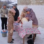 Народными гуляниями отметили Рождество в Бире