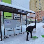 Димитровградские единороссы помогают коммунальным службам в расчистке города от снега