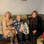 В Дзержинске со 100-летним юбилеем поздравили ветерана Василия Ивановича Солдатова
