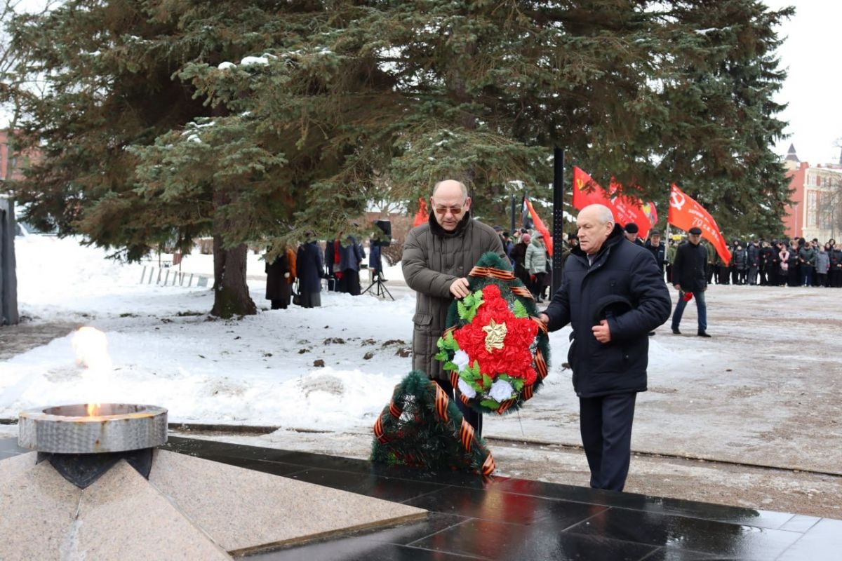 Жители Черняховска почтили память советских воинов, штурмовавших Инстербург