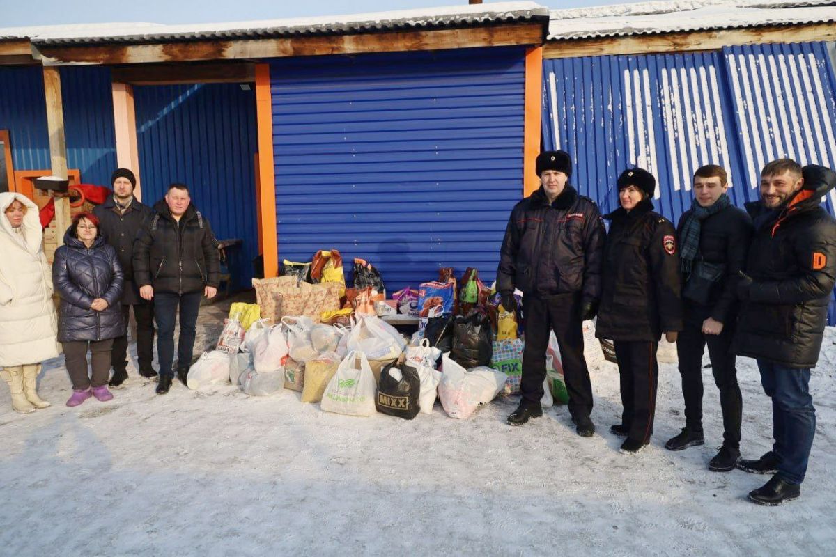 Кузбасские единороссы передали корм и лекарства бездомным животным