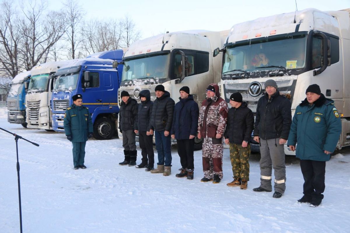 В зону СВО был доставлен первый в этом году гумконвой