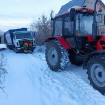 Депутат Кизильского района Павел Калугин помог селенам справиться со снежной стихией