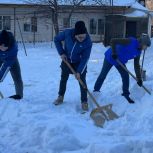 В Ульяновской области активисты «Единой России» вышли на масштабный субботник по уборке снега