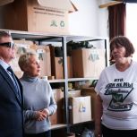 Владимир Вшивцев ознакомился с работой штаба поддержки участников СВО «Шаховская-Нашим»