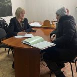 Депутат Верховного Совета Галина Елистратова провела прием граждан в поселке Бирикчуль