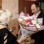 В Ступино актив «Единой России» навестил ветерана-участницу блокады Ленинграда